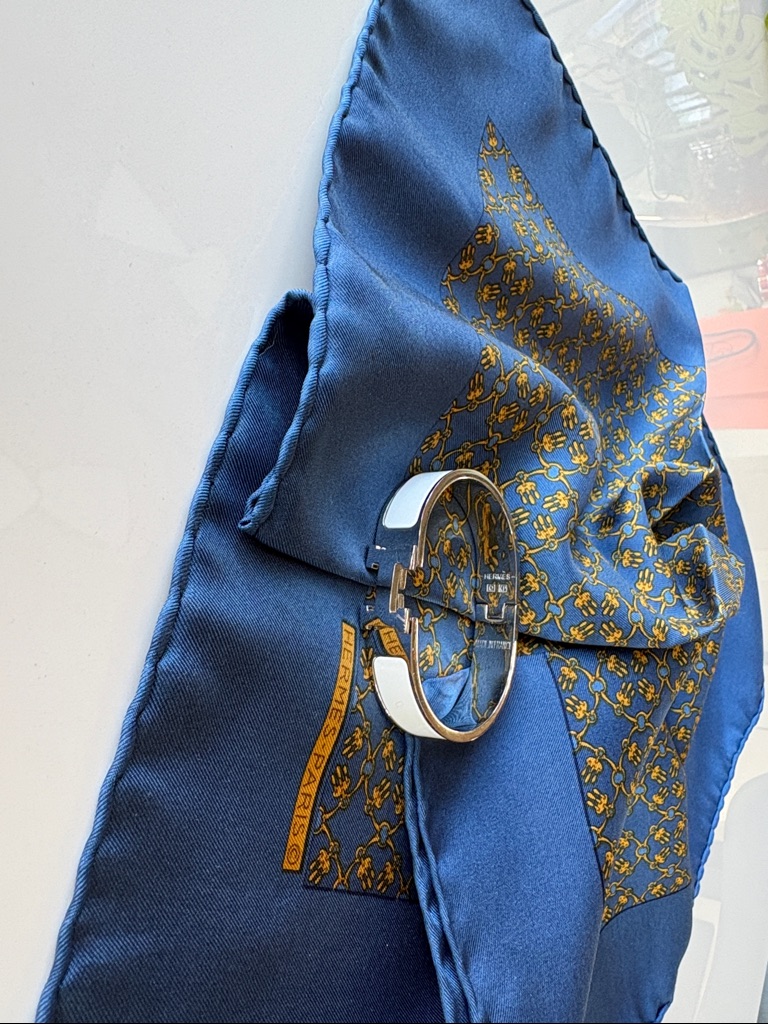 Hermes H Enamel Bracelet